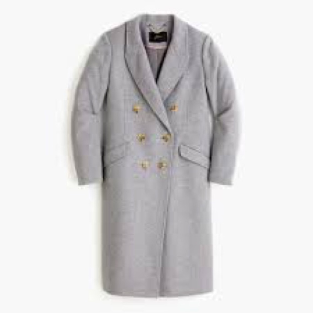 J.Crew Double-breasted topcoat in wool cashmere 00
